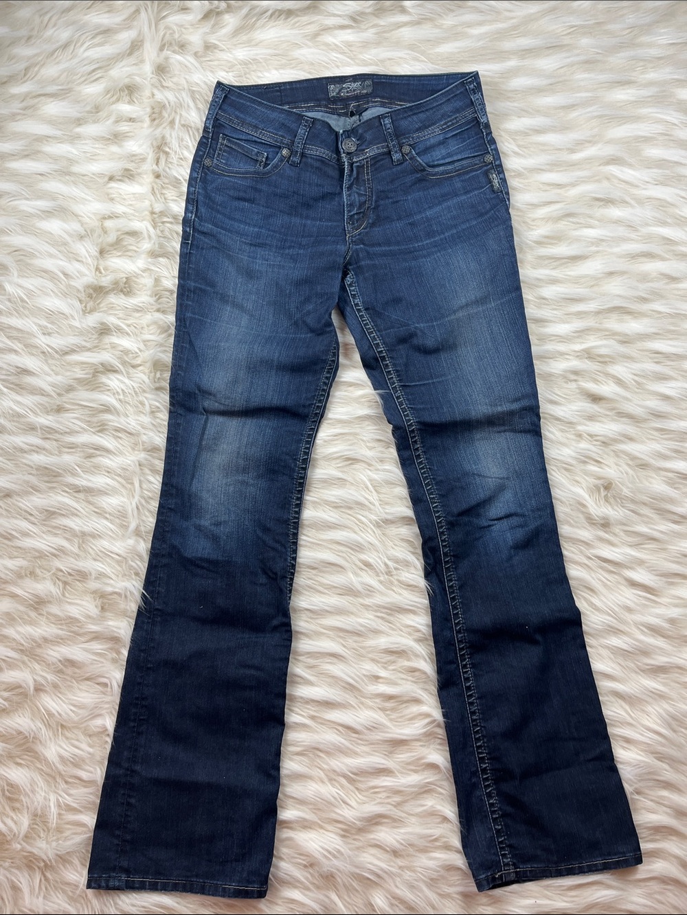 Silver Suki Western Jeans 30x32 Bootcut Dark Wash